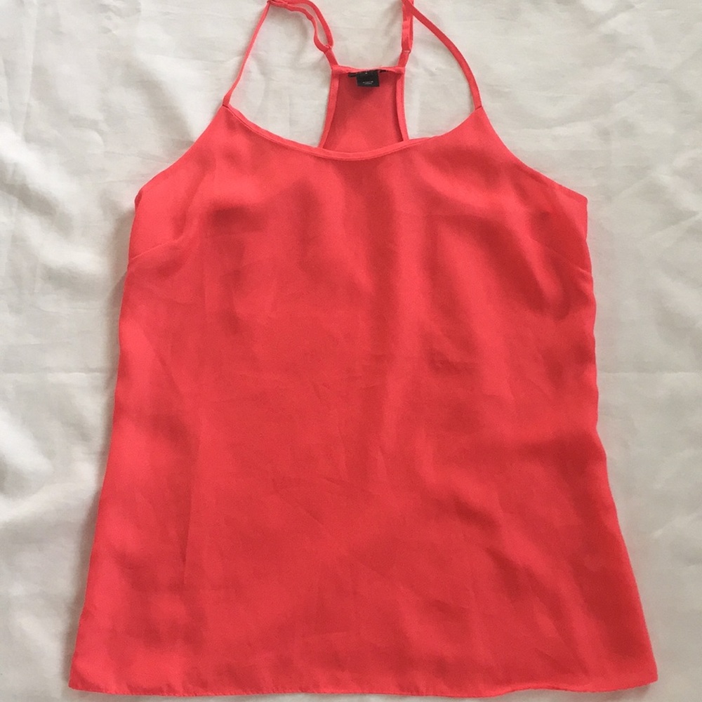 J. Crew Blouse Top Coral Pink Color Size 4